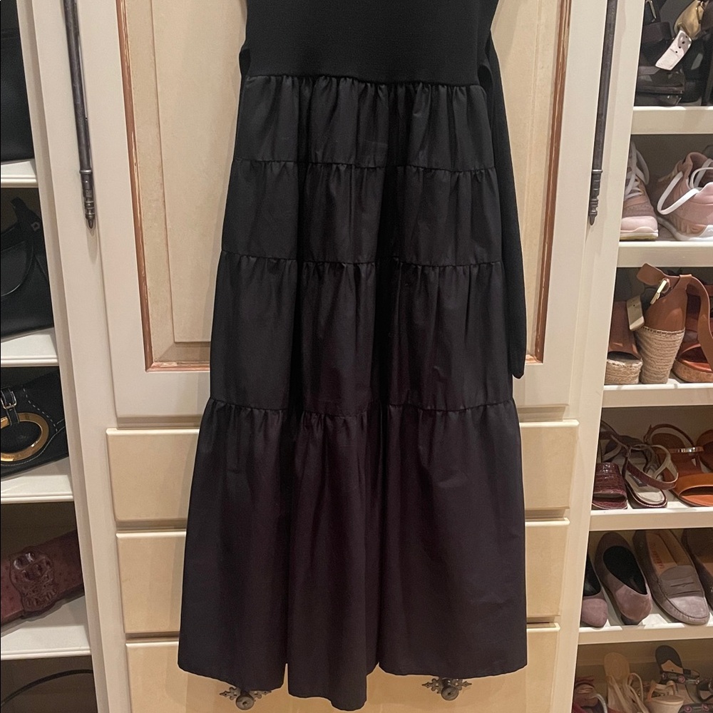 Jason Wu Black Tiered Midi Dress, NWOT - Picture 3 of 6